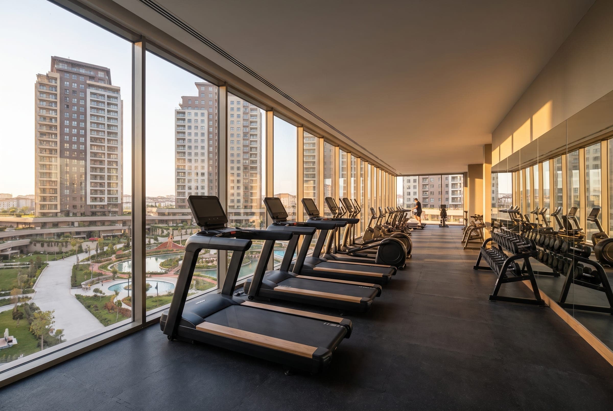 Parka bakan fitness salonu
